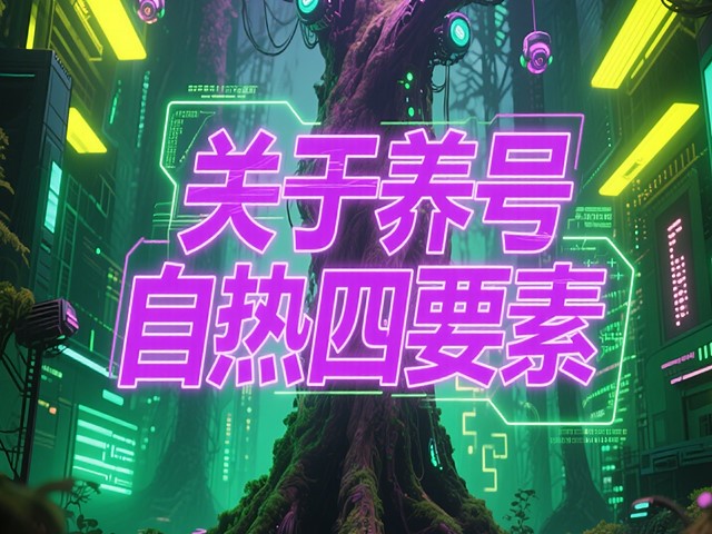 关于养号和自热四要素